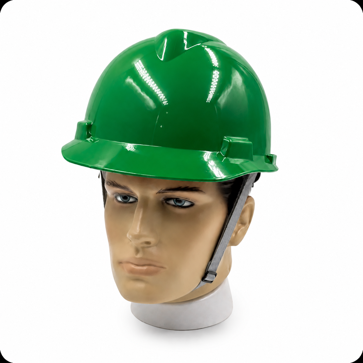 CAPACETE COM JULGULAR ABA FRONTAL VERDE