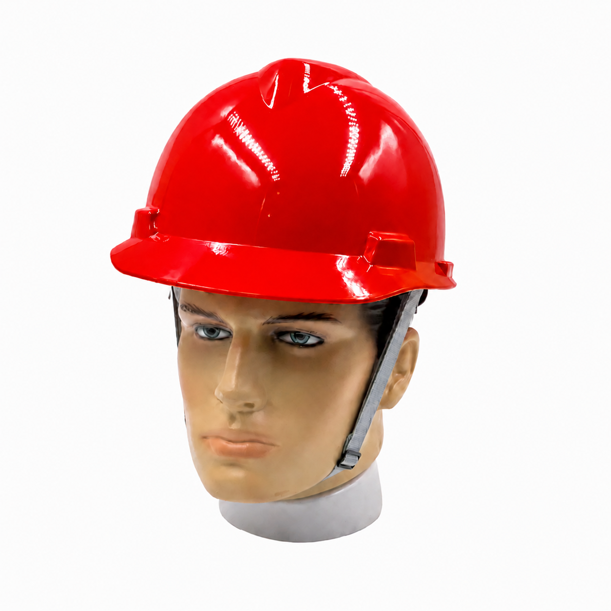 CAPACETE COM JULGULAR ABA FRONTAL VERMELHO