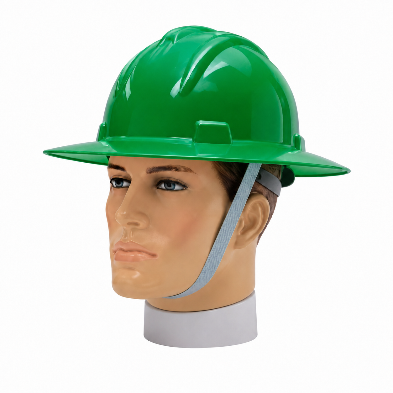 CAPACETE COM JULGULAR ABA TOTAL VERDE